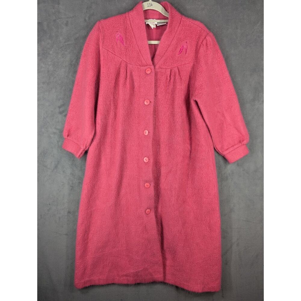 VTG Women’s Berger Du Nord Dressing Gown Robe Pink XL
